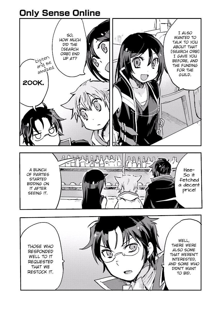 Only Sense Online Chapter 29 page 5 - Chapter 29: Resellers, and the Plan for the Crafting Guild