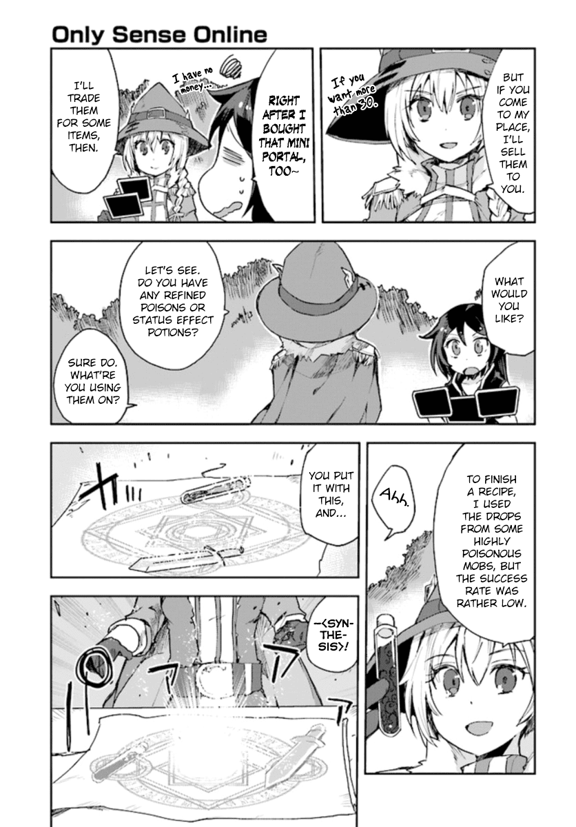 Only Sense Online Chapter 37 page 10 - Chapter 37: Peach Wisteria and The Horror Cave