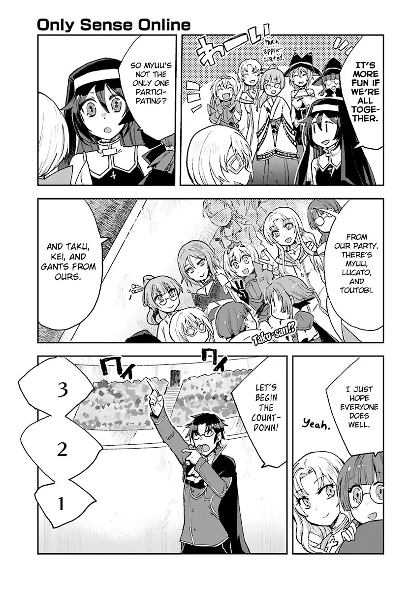 Only Sense Online Chapter 46 page 3 - Chapter 46: The PVP Tournament and a Battle Royale