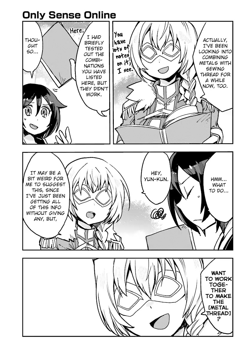 Only Sense Online Chapter 51 page 17 - Chapter 51: Metal Thread And Alkeny