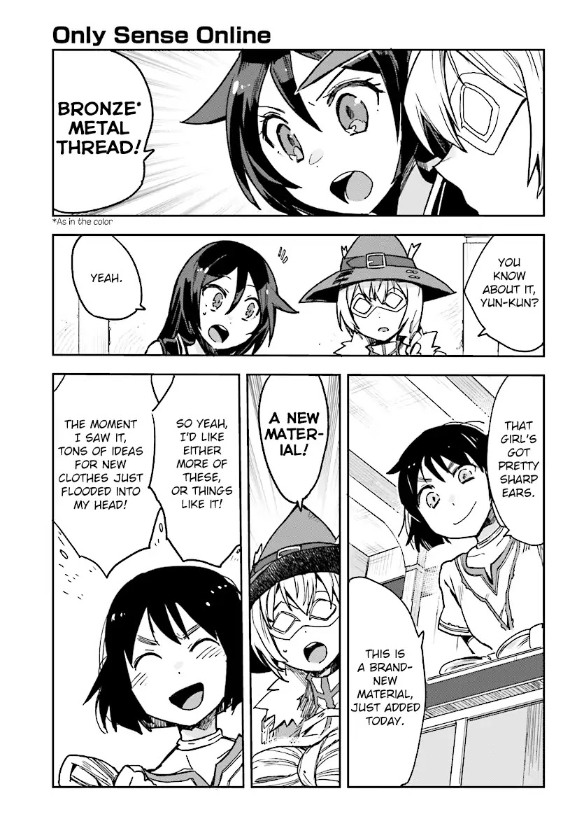 Only Sense Online Chapter 51 page 9 - Chapter 51: Metal Thread And Alkeny