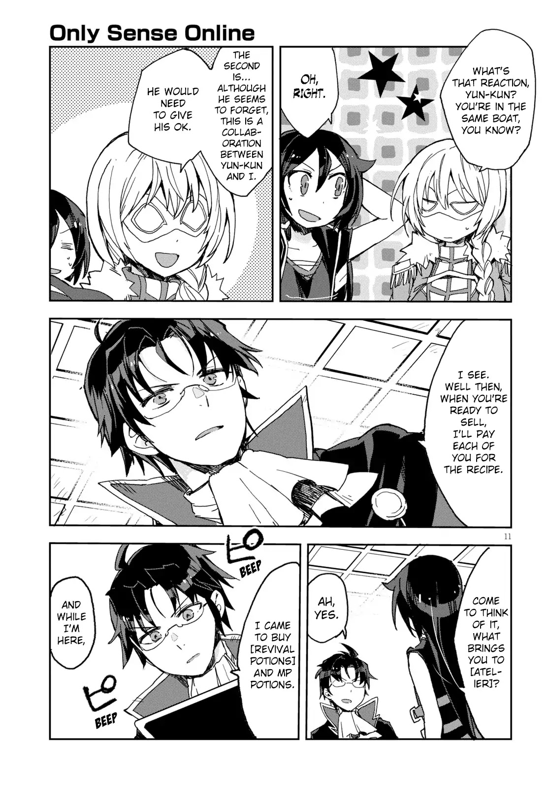 Only Sense Online Chapter 53 page 11 - Chapter 53: The Pranksters Fairy and The Fairy Quest