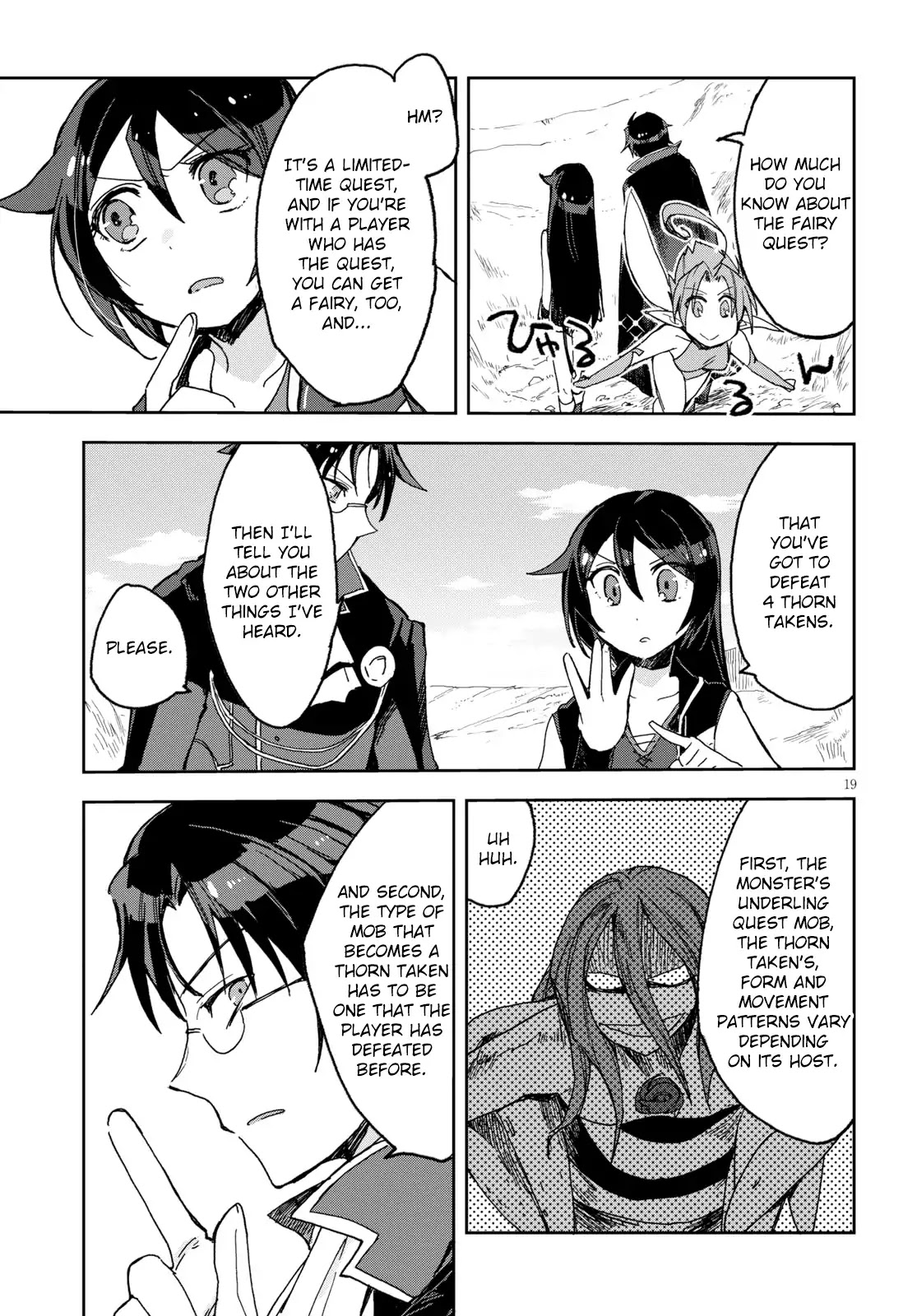 Only Sense Online Chapter 53 page 19 - Chapter 53: The Pranksters Fairy and The Fairy Quest