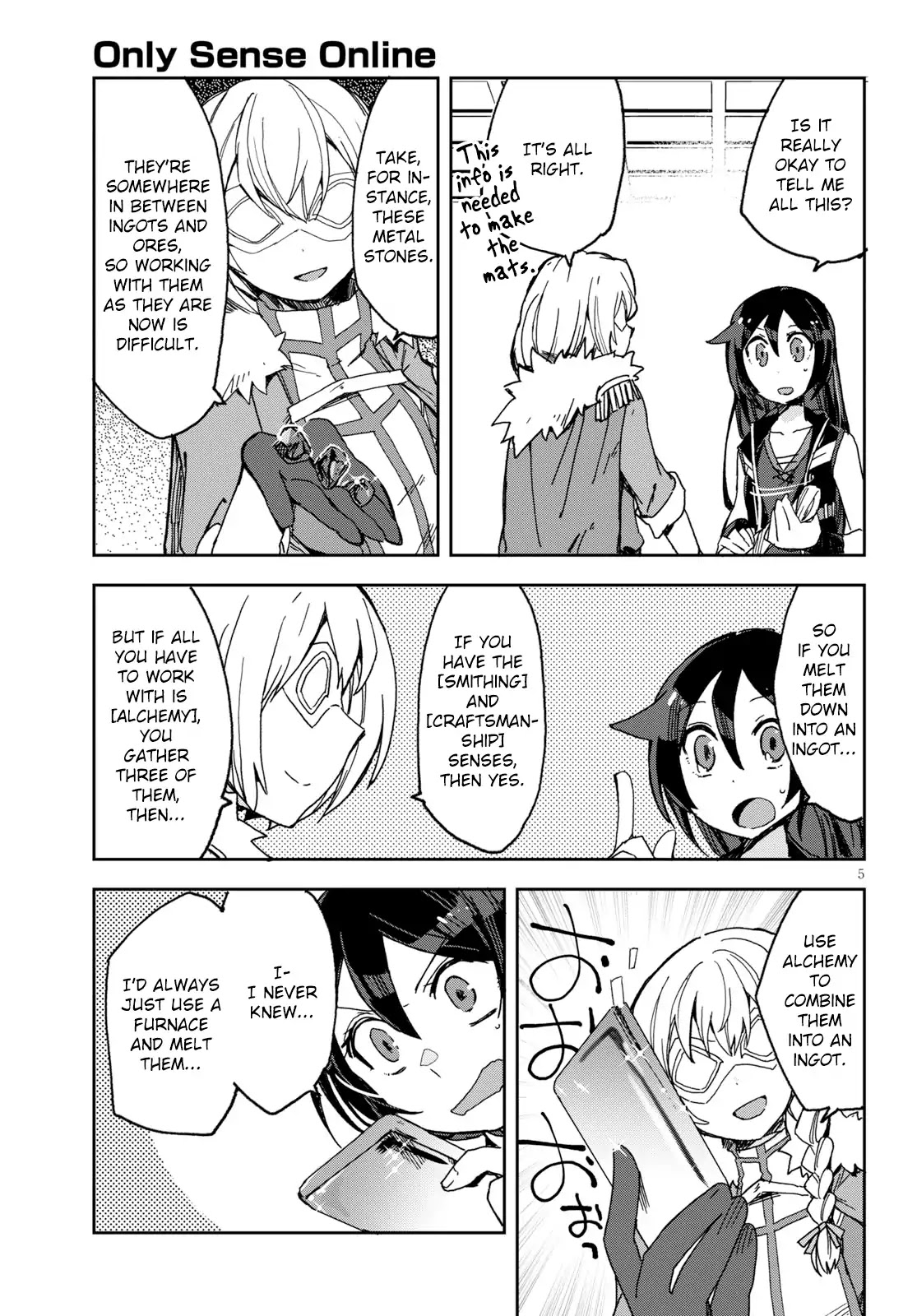 Only Sense Online Chapter 53 page 5 - Chapter 53: The Pranksters Fairy and The Fairy Quest