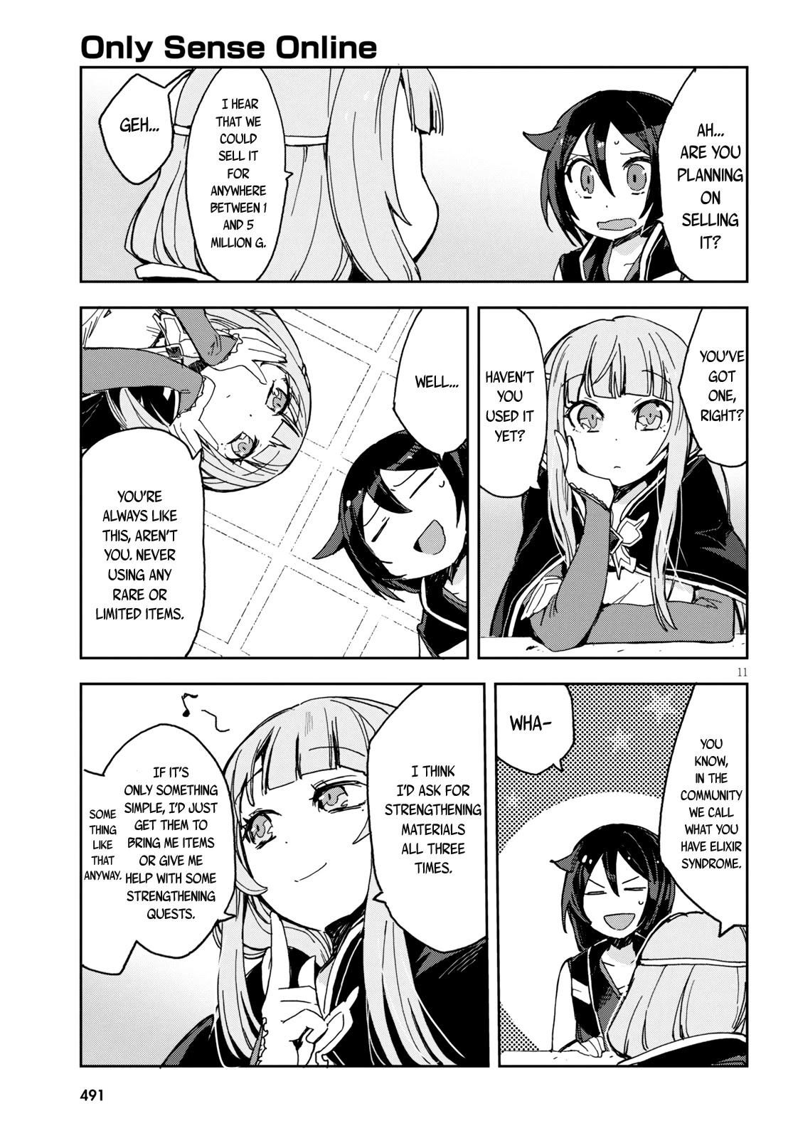 Only Sense Online Chapter 59 page 12 - Chapter 59: A Wish and the God of Death