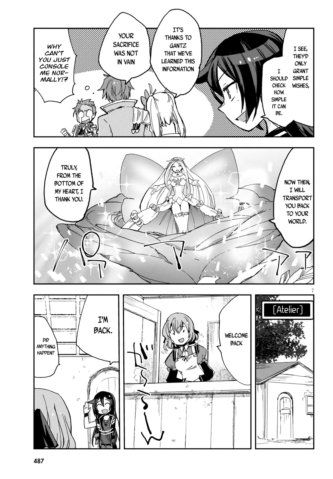Only Sense Online Chapter 59 page 8 - Chapter 59: A Wish and the God of Death