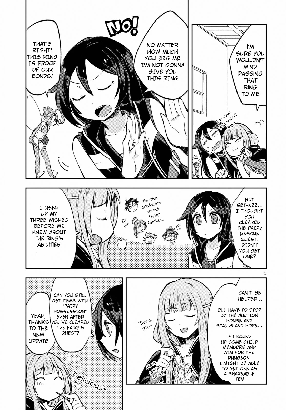 Only Sense Online Chapter 60 page 5 - Chapter 60: Fairy Ring and Bunker Bees