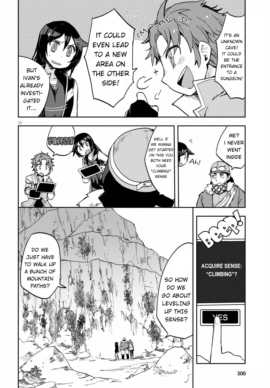 Only Sense Online Chapter 61 page 10 - Chapter 61: Mountain Man and Climbing Sense