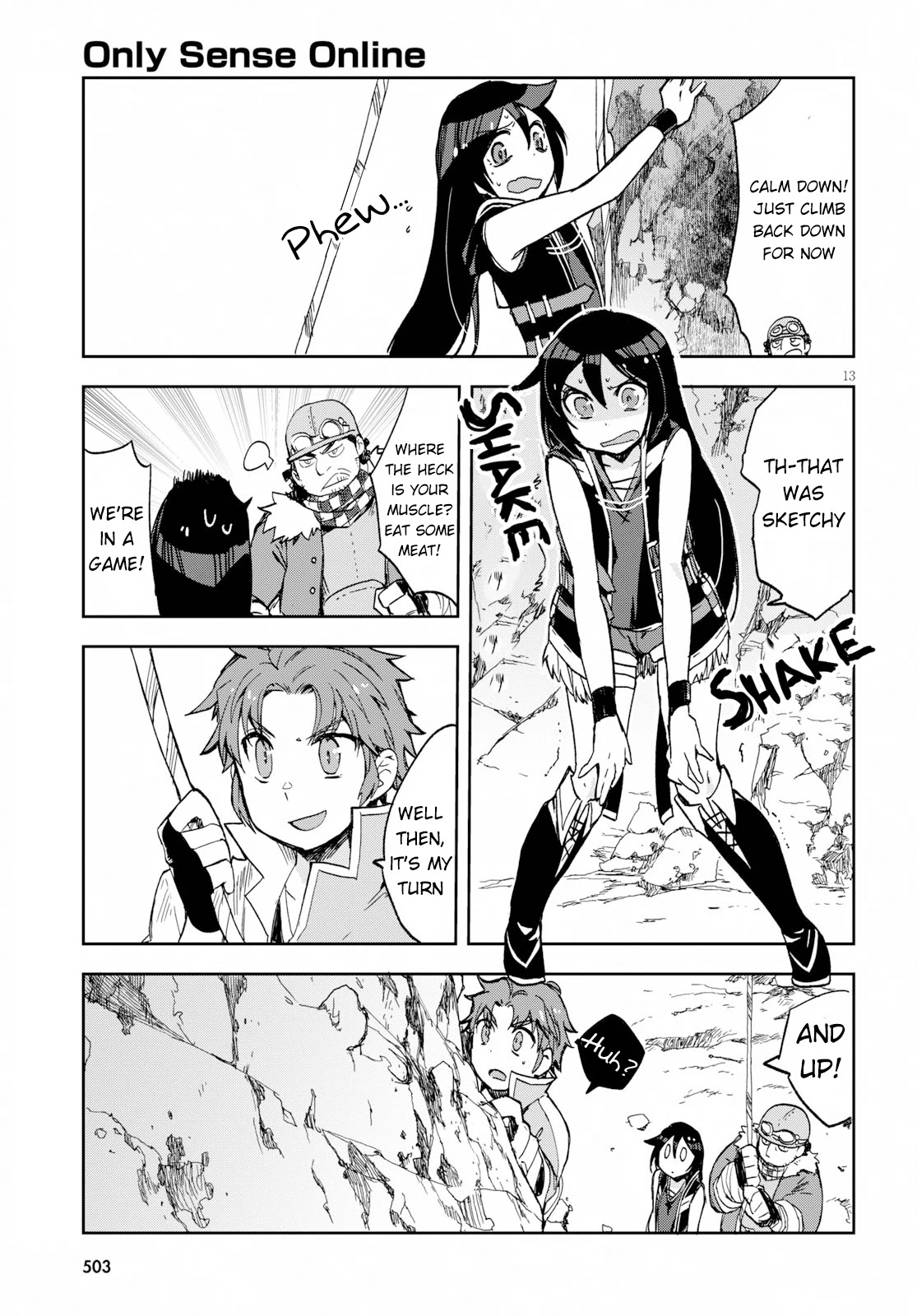 Only Sense Online Chapter 61 page 13 - Chapter 61: Mountain Man and Climbing Sense