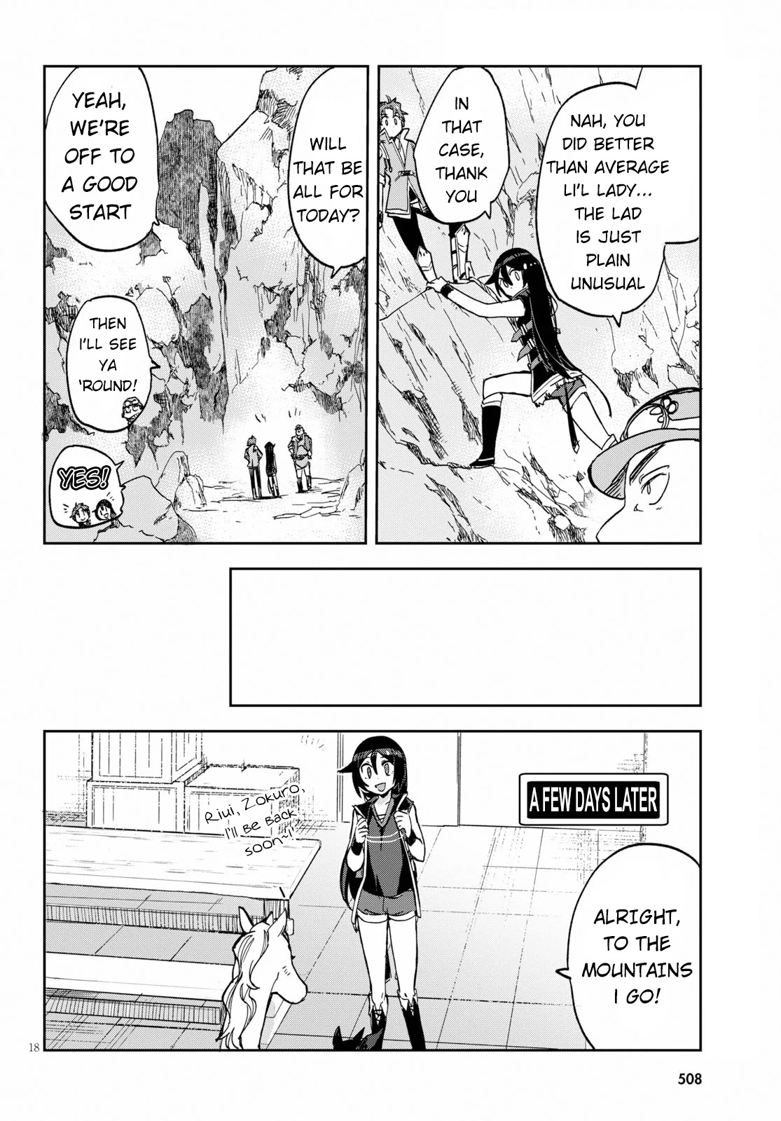 Only Sense Online Chapter 61 page 18 - Chapter 61: Mountain Man and Climbing Sense
