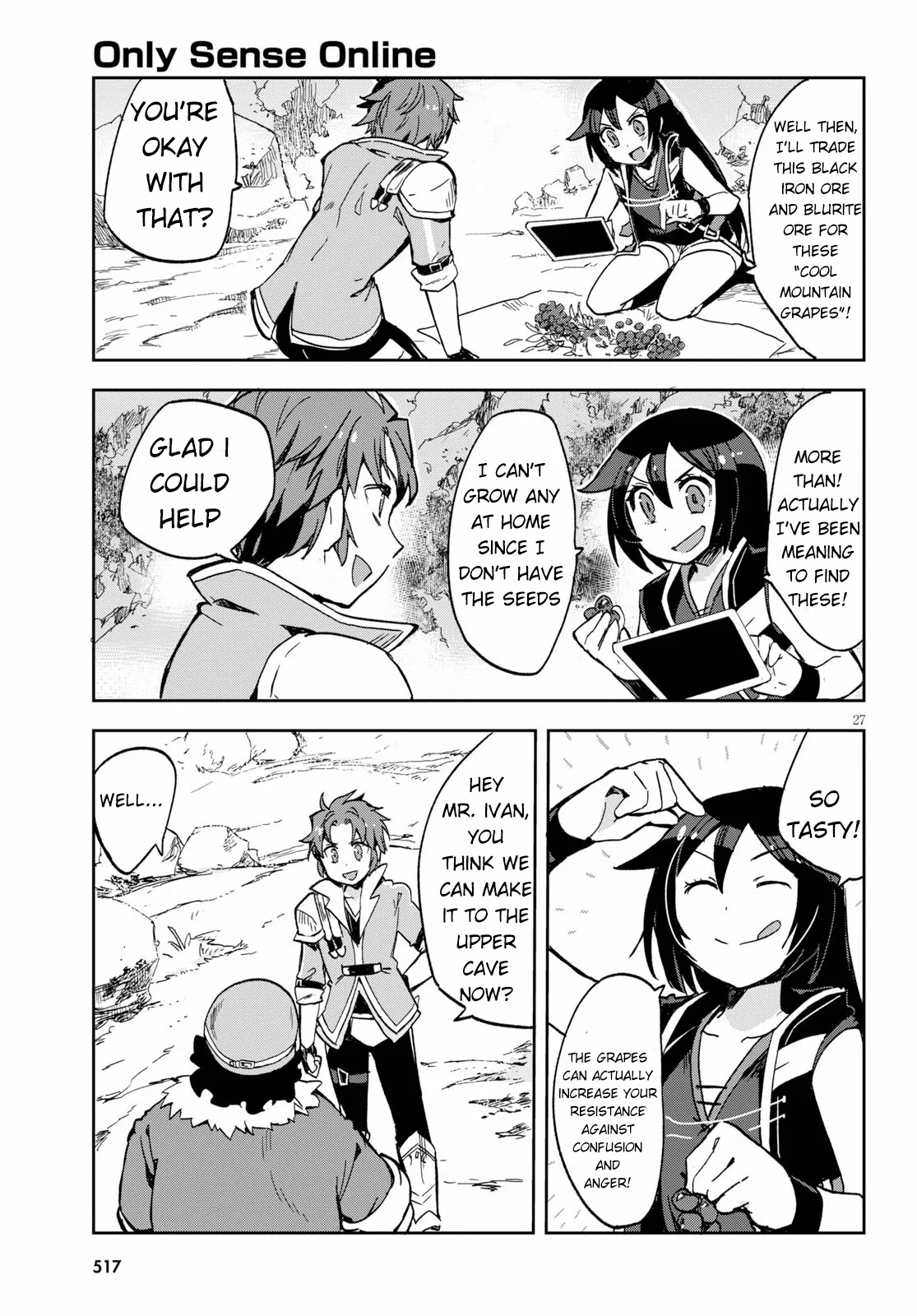 Only Sense Online Chapter 61 page 27 - Chapter 61: Mountain Man and Climbing Sense