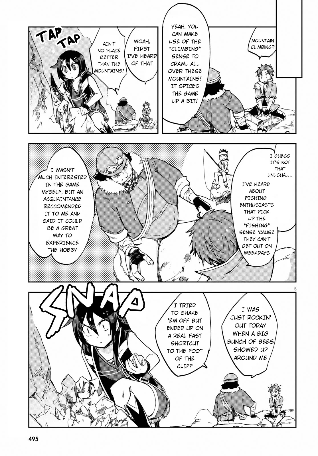Only Sense Online Chapter 61 page 5 - Chapter 61: Mountain Man and Climbing Sense