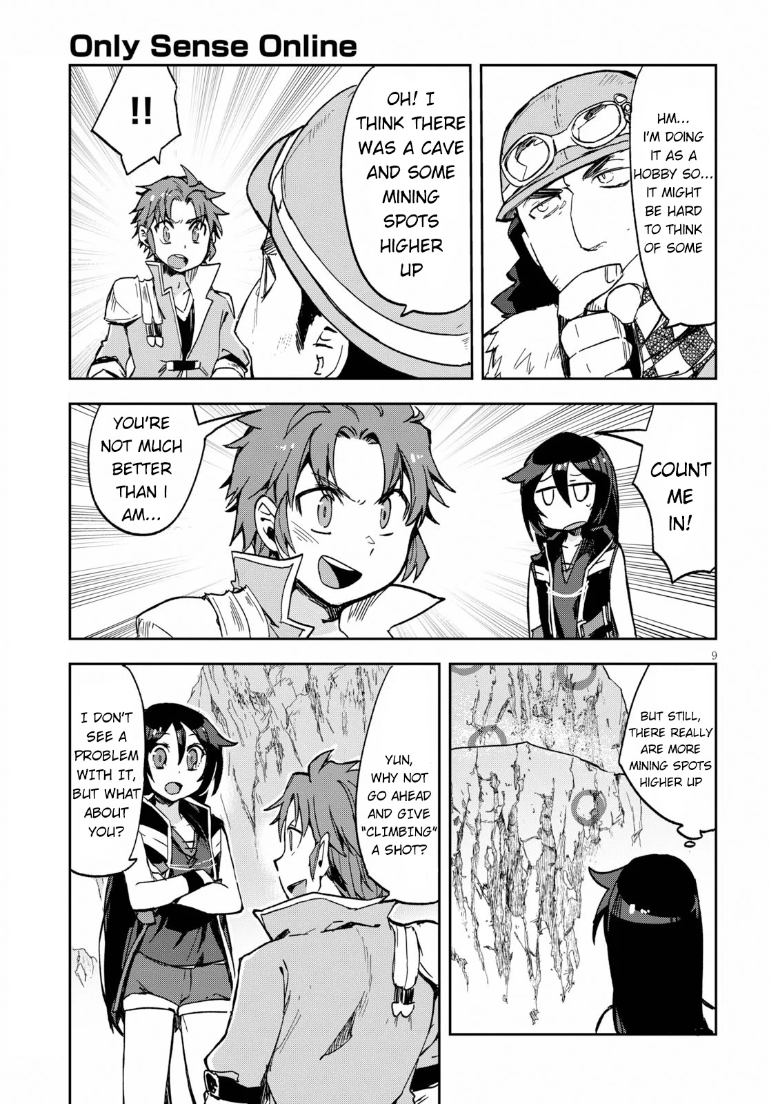 Only Sense Online Chapter 61 page 9 - Chapter 61: Mountain Man and Climbing Sense