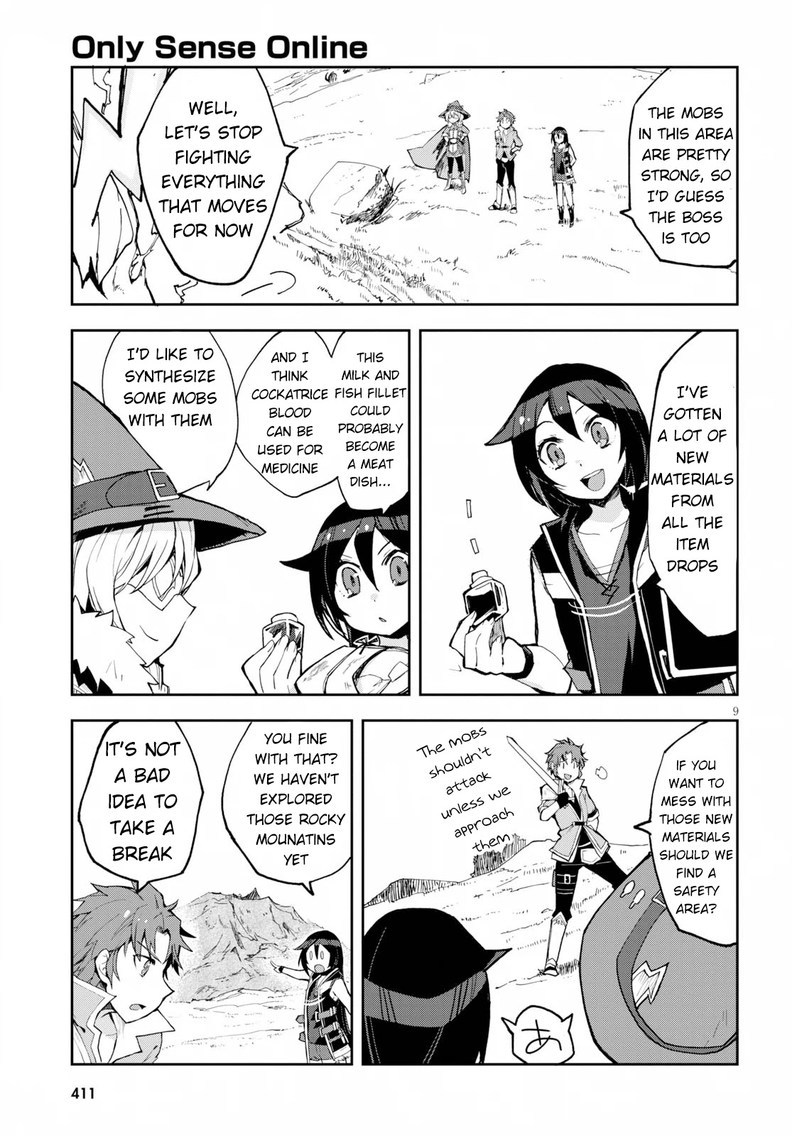 Only Sense Online Chapter 64 page 9 - Chapter 64: Plateau Area and Rocky Mountains
