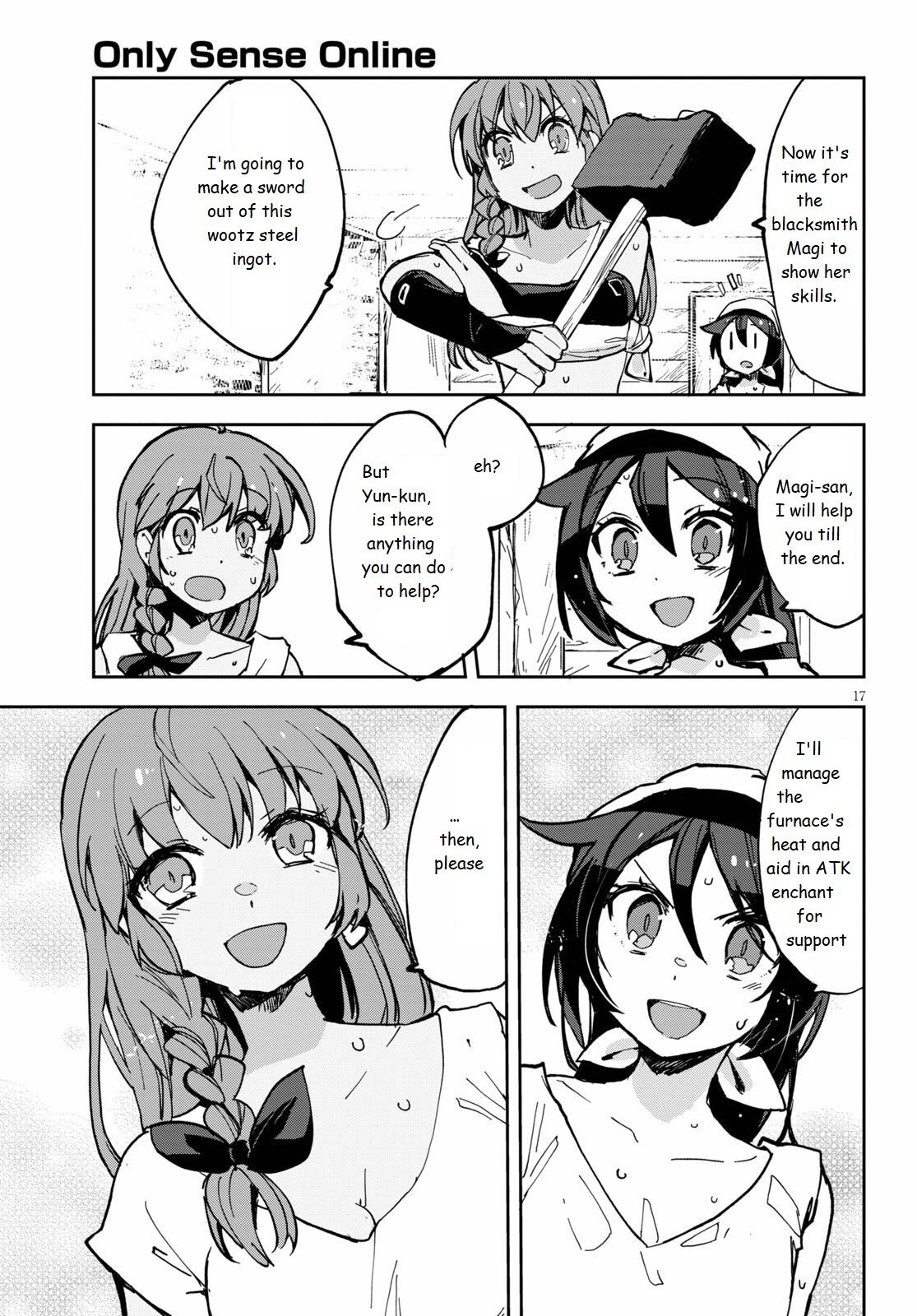 Only Sense Online Chapter 66 page 18 - Chapter 66: Forging and Blacksmithing