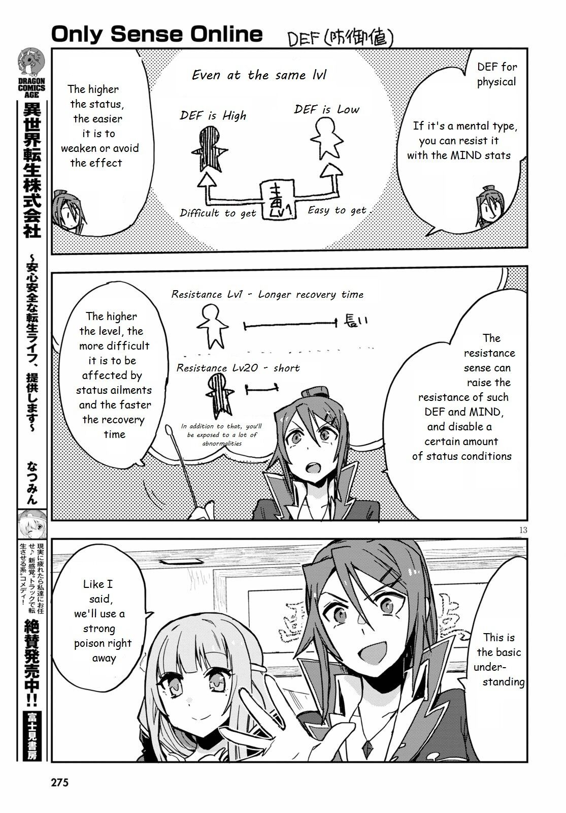 Only Sense Online Chapter 71 page 13 - Chapter 71: Resistance Sense and Leveling