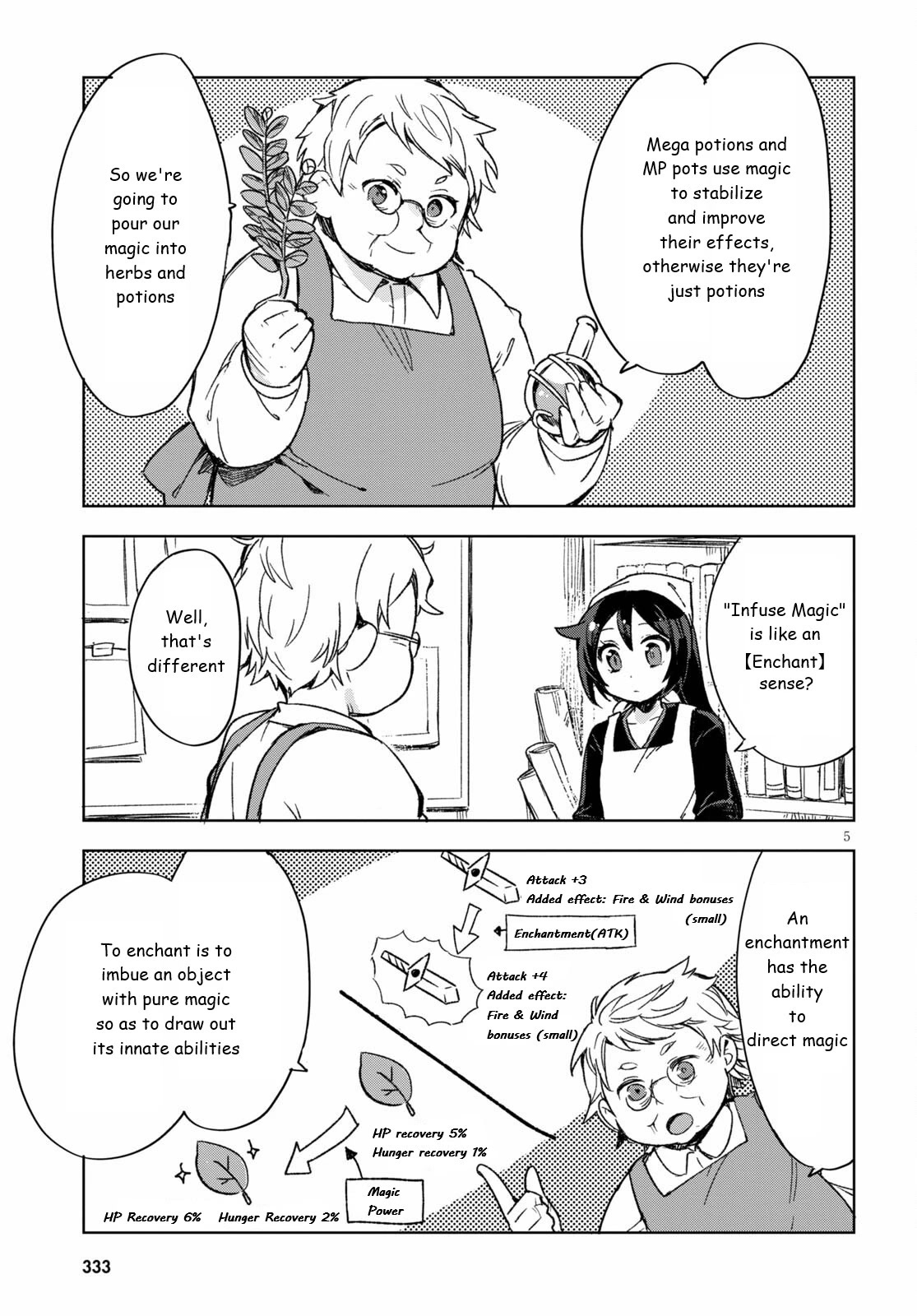 Only Sense Online Chapter 86 page 5 - Chapter 86: Intermediate Recipe and MP Bestowal