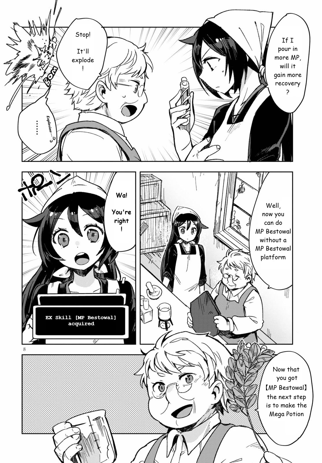 Only Sense Online Chapter 86 page 8 - Chapter 86: Intermediate Recipe and MP Bestowal