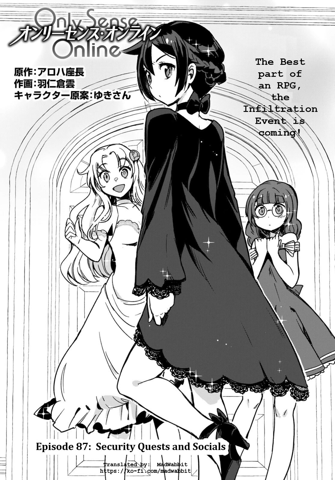 Only Sense Online Chapter 87 page 1 - Chapter 87: Security Quests and Socials