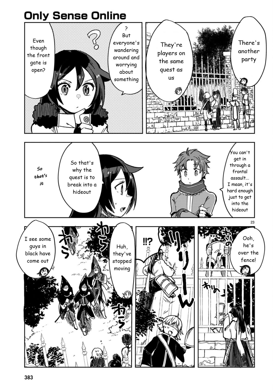 Only Sense Online Chapter 87 page 23 - Chapter 87: Security Quests and Socials
