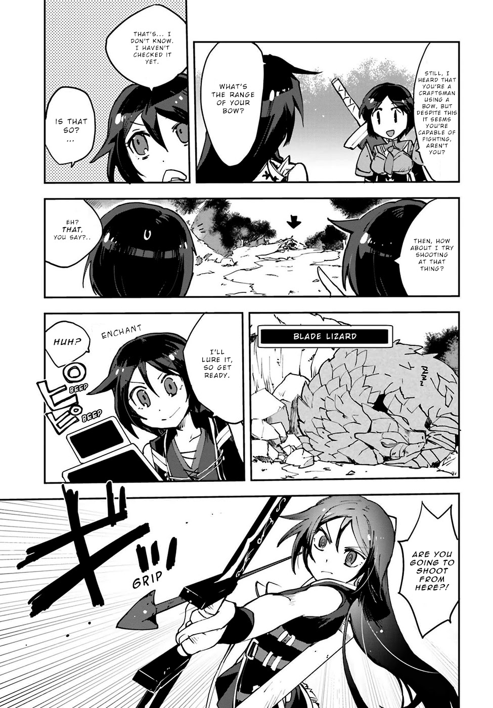 Only Sense Online Chapter 9 page 31 - Chapter 9: Black Maiden's Longbow and the Trainman