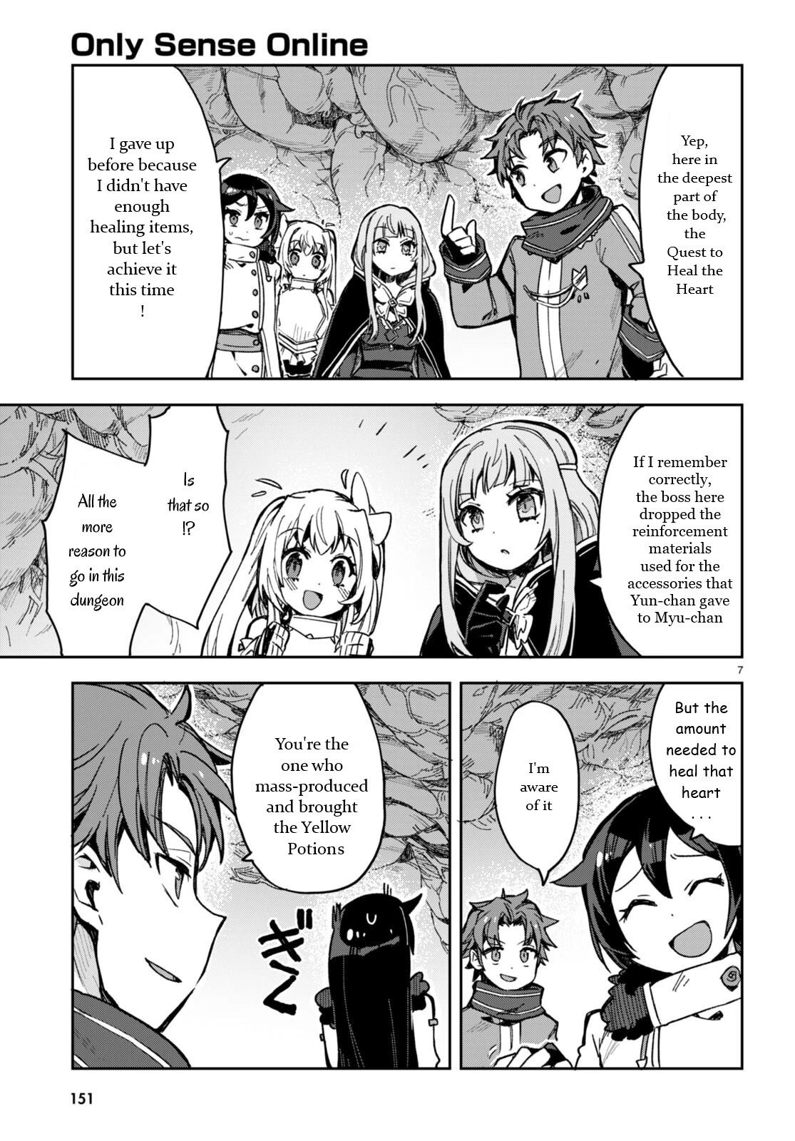 Only Sense Online Chapter 94 page 7 - Chapter 94: Quests left behind and Blacksmith
