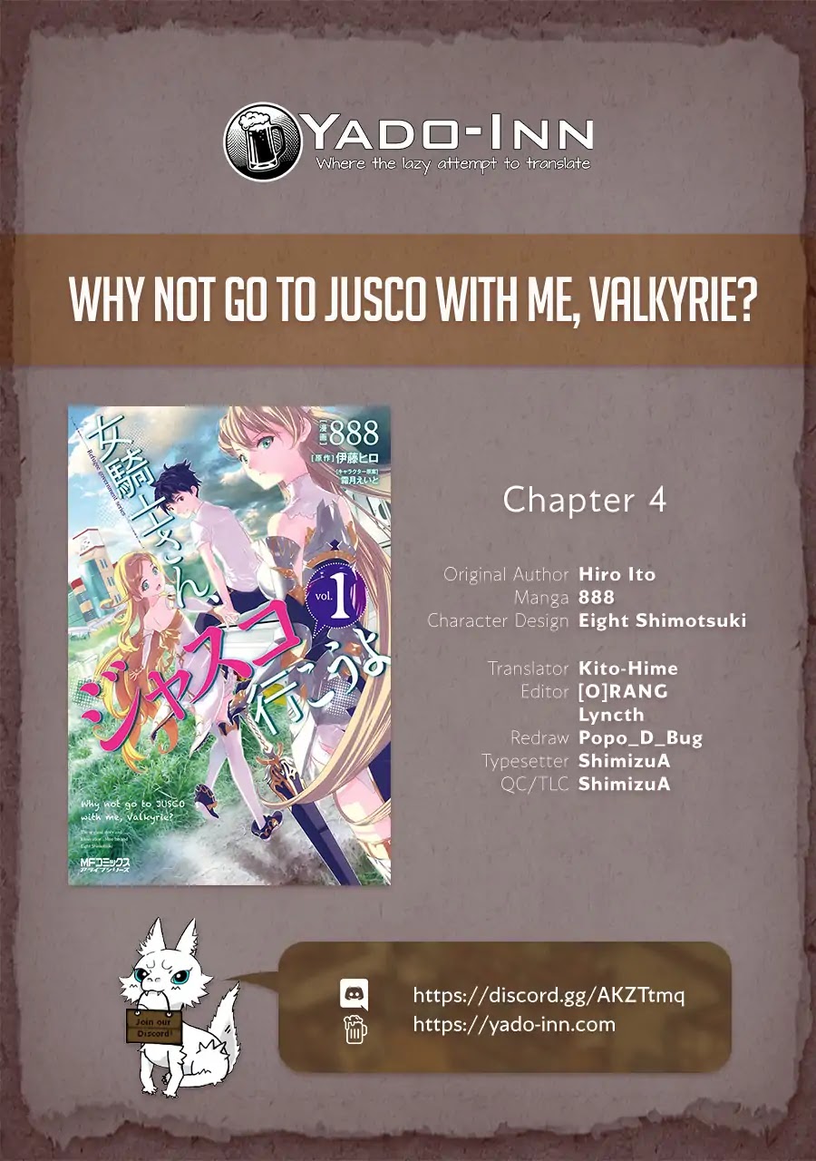 Onna Kishi-san, Jusco Ikou yo Chapter 4 page 1 - Chapter 4