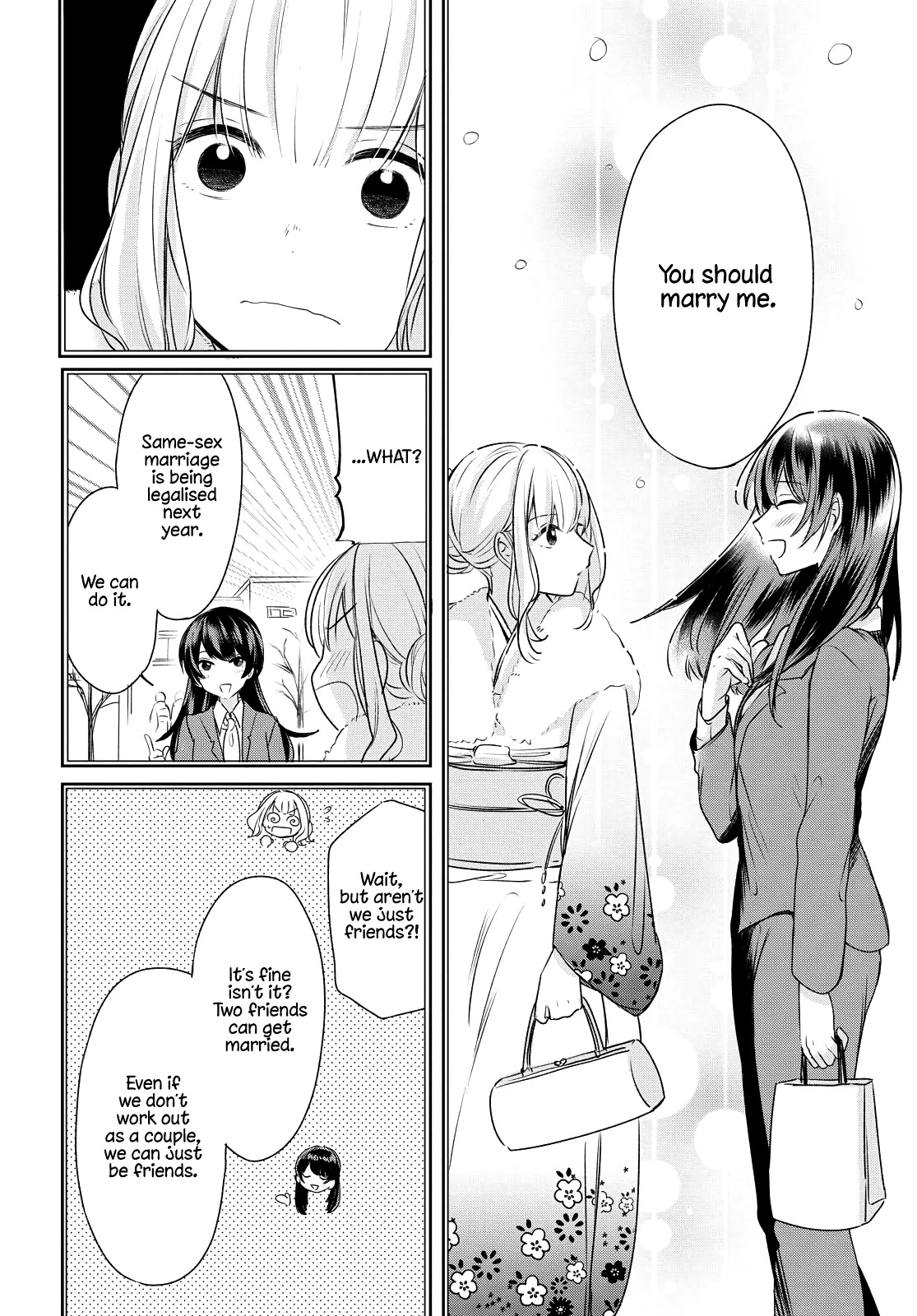 Onna Tomodachi to Kekkon Shitemita Chapter 1 page 13 - Chapter 1