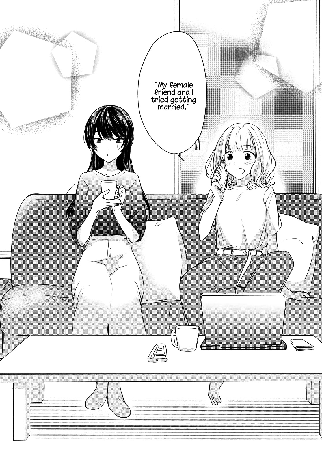 Onna Tomodachi to Kekkon Shitemita Chapter 1 page 4 - Chapter 1