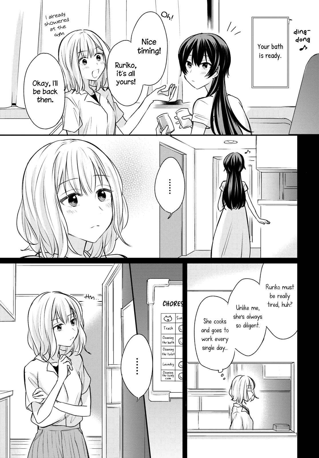 Onna Tomodachi to Kekkon Shitemita Chapter 10 page 13 - Chapter 10: Today's a lazy sort of day, where I don't want to do anything