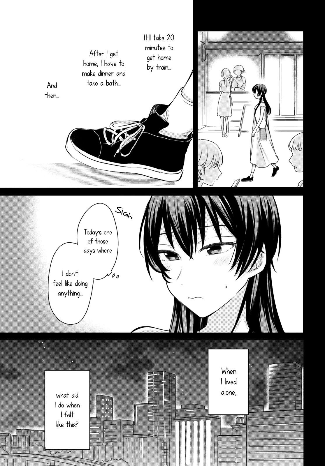 Onna Tomodachi to Kekkon Shitemita Chapter 10 page 3 - Chapter 10: Today's a lazy sort of day, where I don't want to do anything