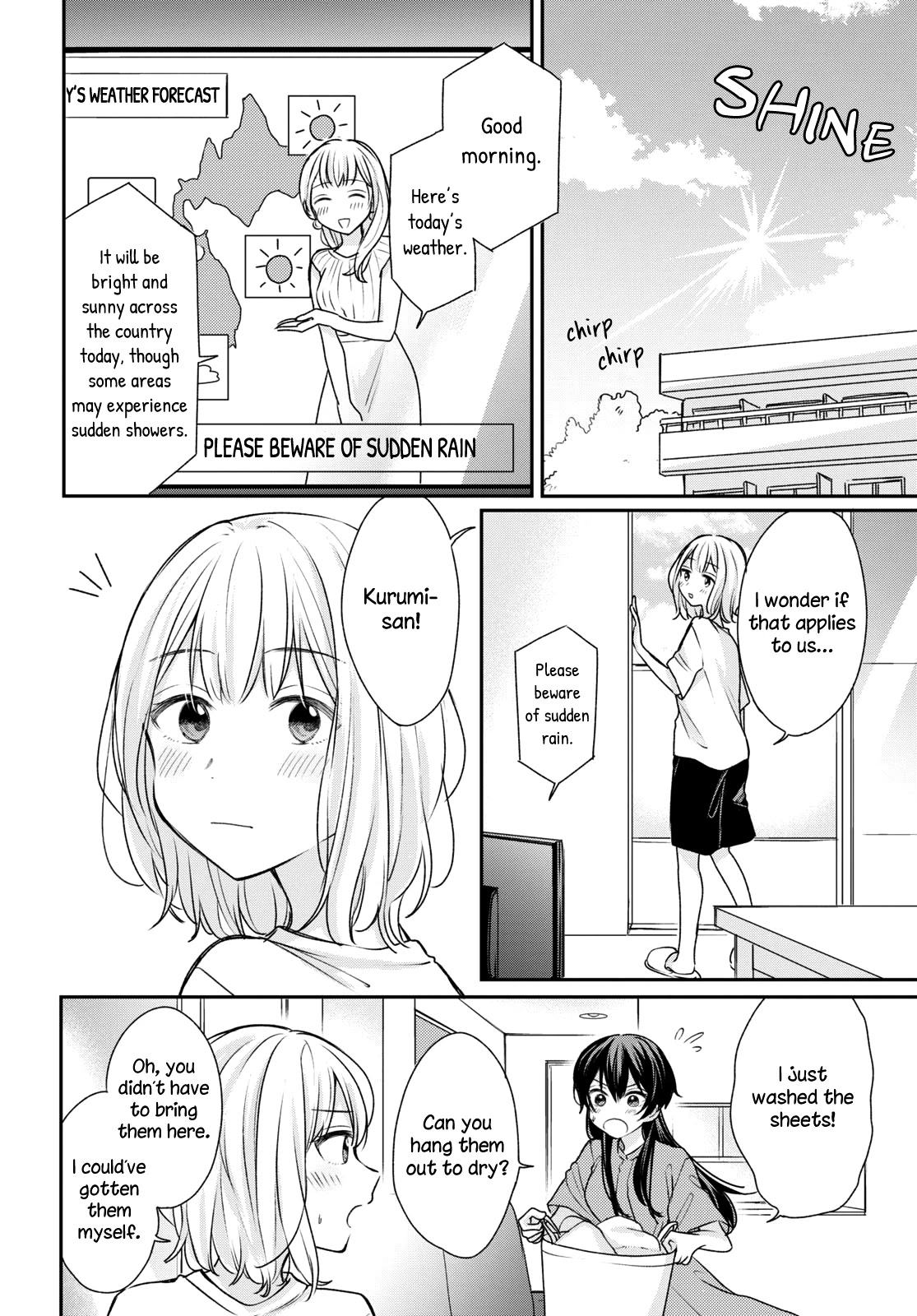 Onna Tomodachi to Kekkon Shitemita Chapter 11 page 2 - Chapter 11: It's not always sunny, even when the sun is shining
