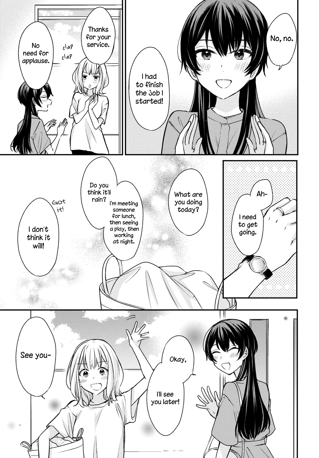 Onna Tomodachi to Kekkon Shitemita Chapter 11 page 3 - Chapter 11: It's not always sunny, even when the sun is shining