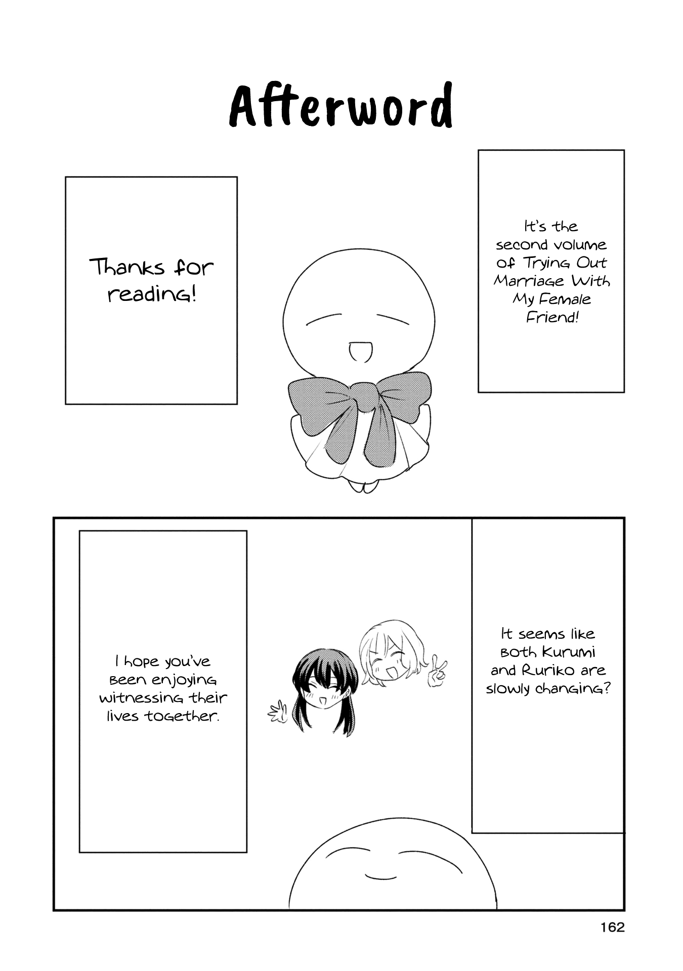 Onna Tomodachi to Kekkon Shitemita Chapter 16.5 page 23 - Chapter 16.5: Volume 2 extras