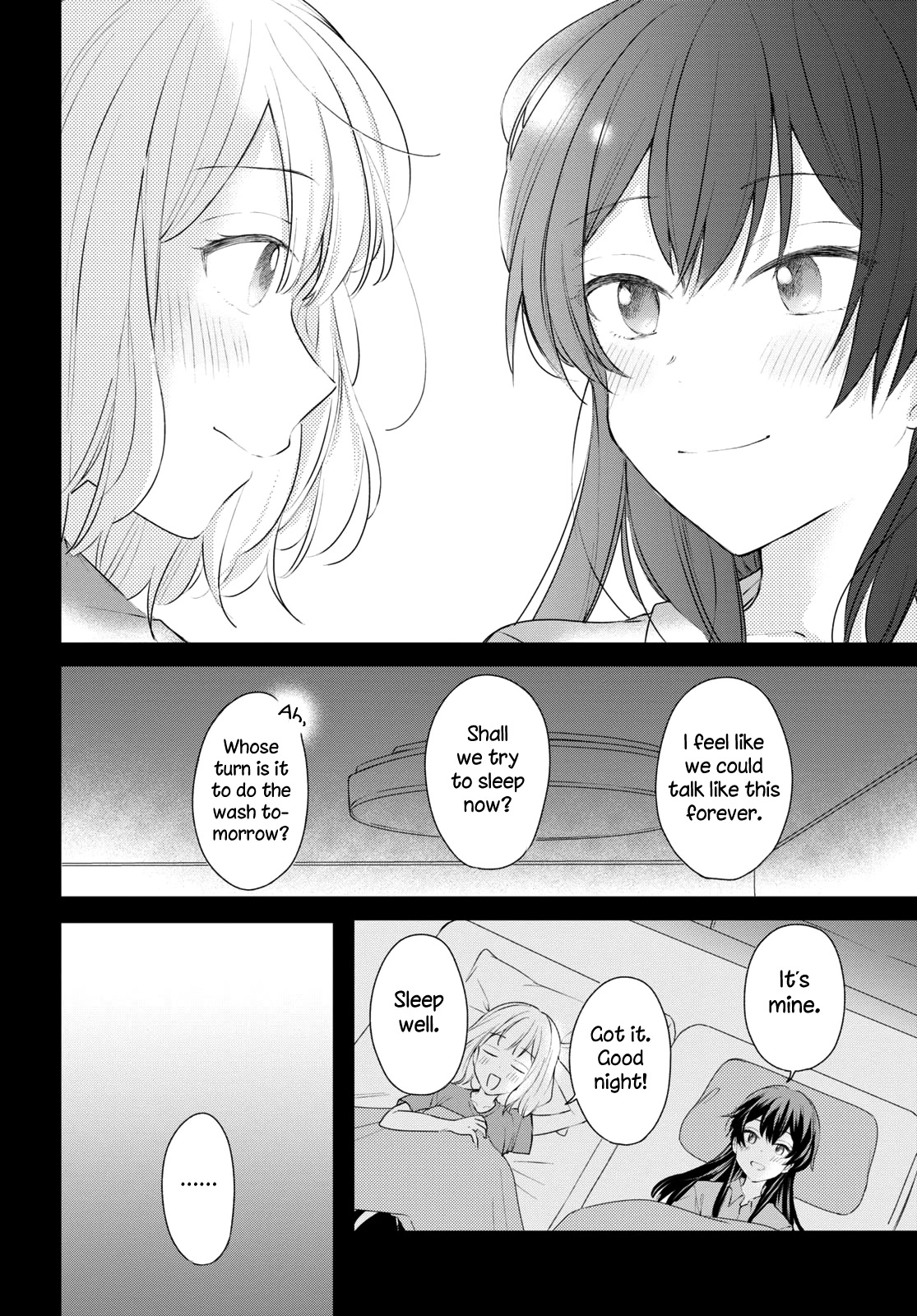 Onna Tomodachi to Kekkon Shitemita Chapter 18 page 14 - Chapter 18: It's hard to sleep, but at least we're together