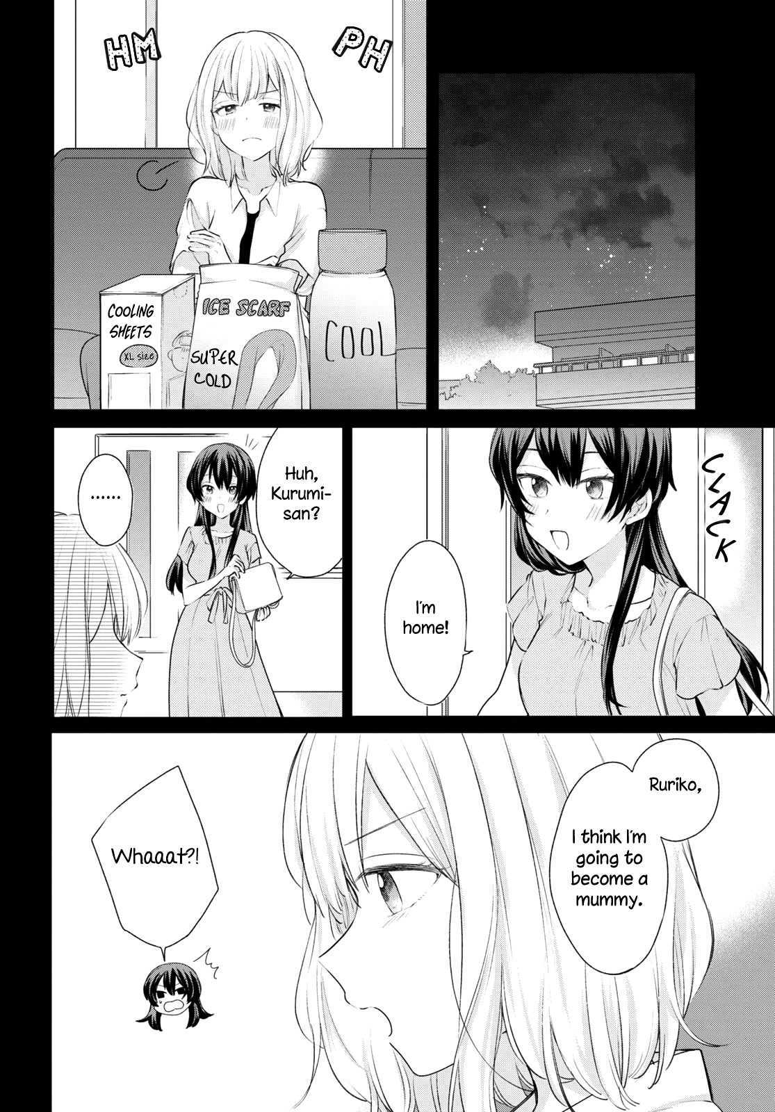 Onna Tomodachi to Kekkon Shitemita Chapter 18 page 6 - Chapter 18: It's hard to sleep, but at least we're together