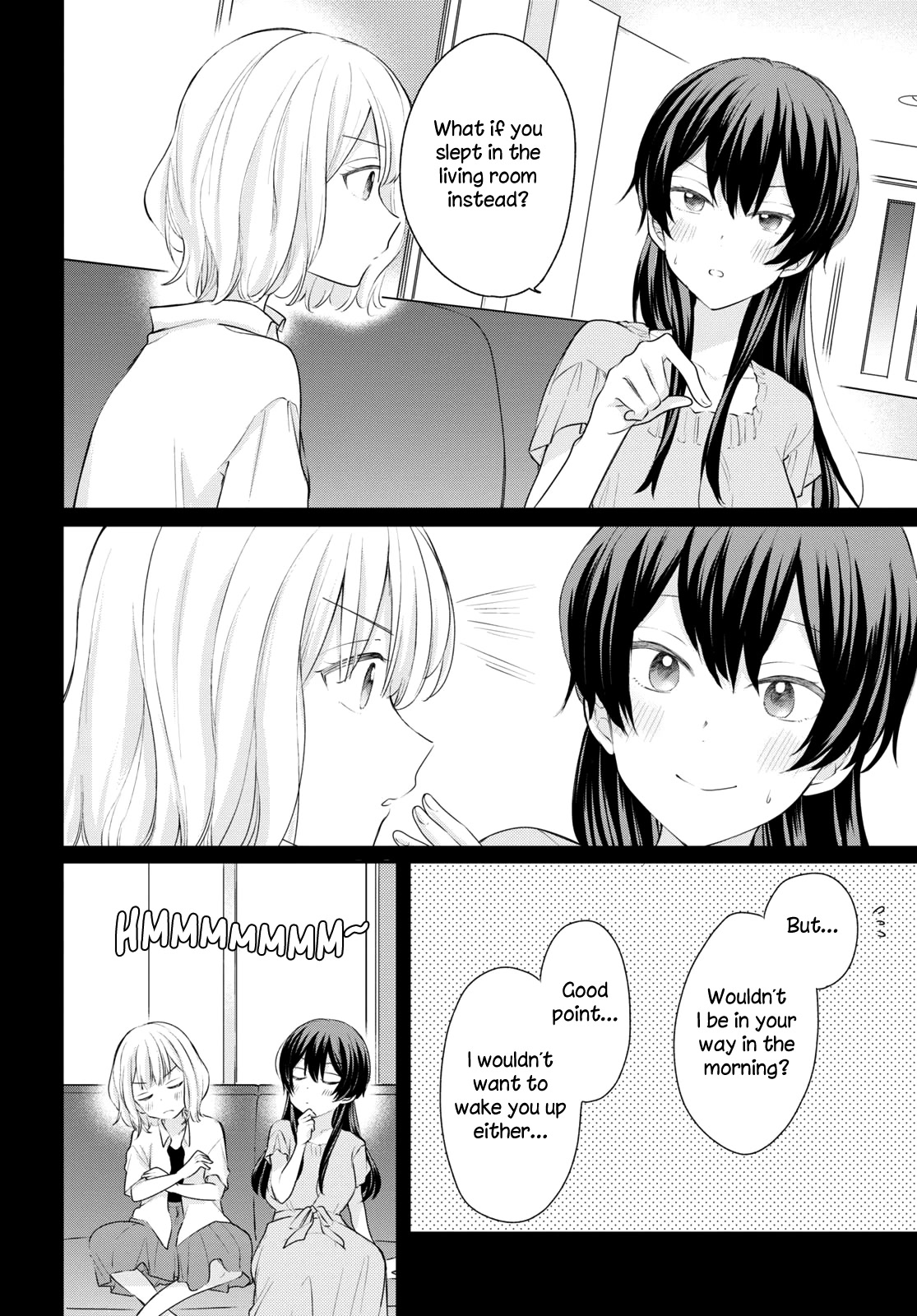Onna Tomodachi to Kekkon Shitemita Chapter 18 page 8 - Chapter 18: It's hard to sleep, but at least we're together