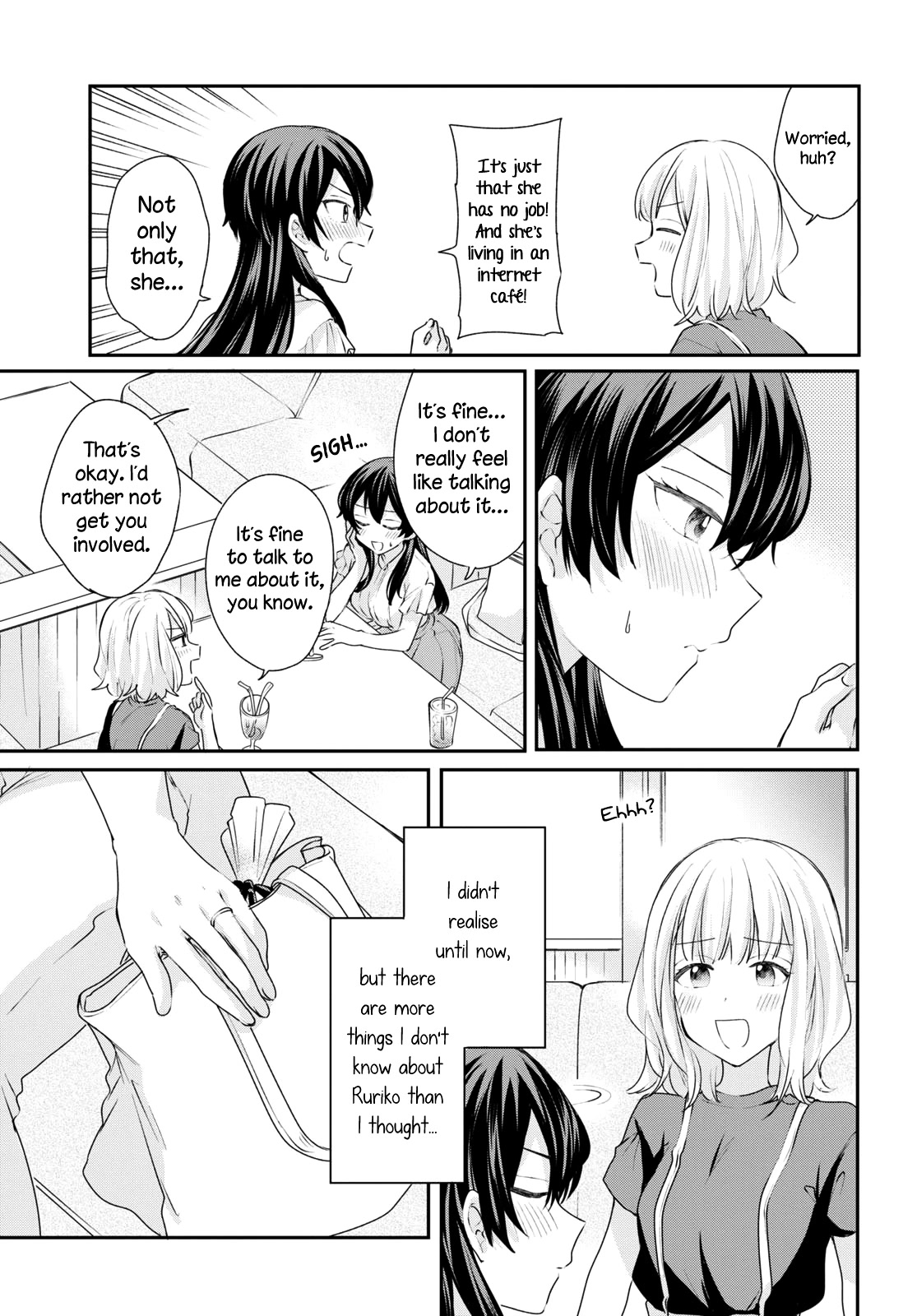 Onna Tomodachi to Kekkon Shitemita Chapter 20 page 8 - Chapter 20: A friend of hers I didn't know, and a side of her I hadn't seen