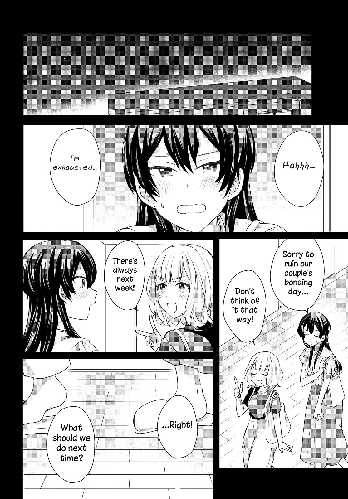 Onna Tomodachi to Kekkon Shitemita Chapter 20 page 9 - Chapter 20: A friend of hers I didn't know, and a side of her I hadn't seen