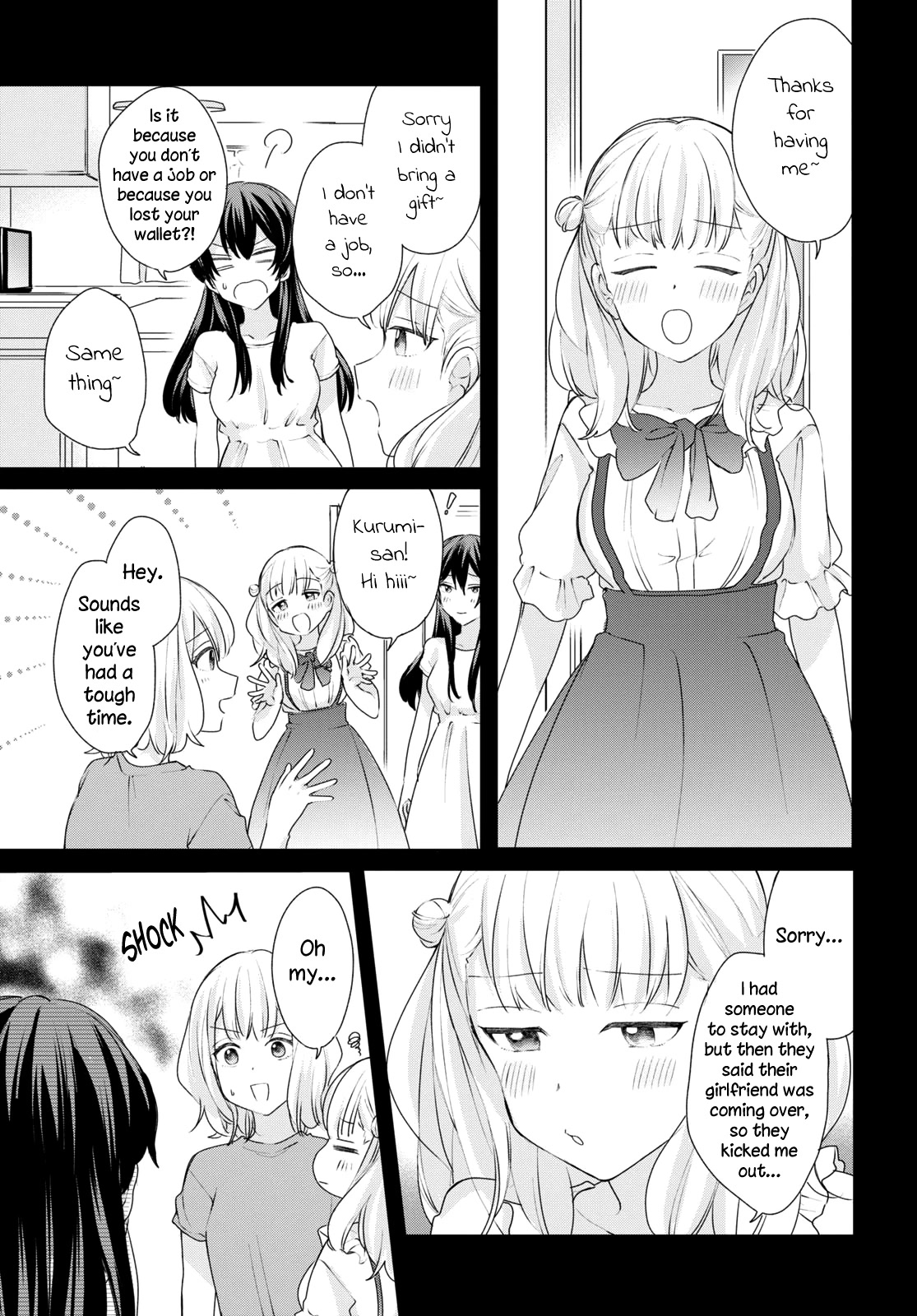 Onna Tomodachi to Kekkon Shitemita Chapter 21 page 5 - Chapter 21: An unexpected houseguest