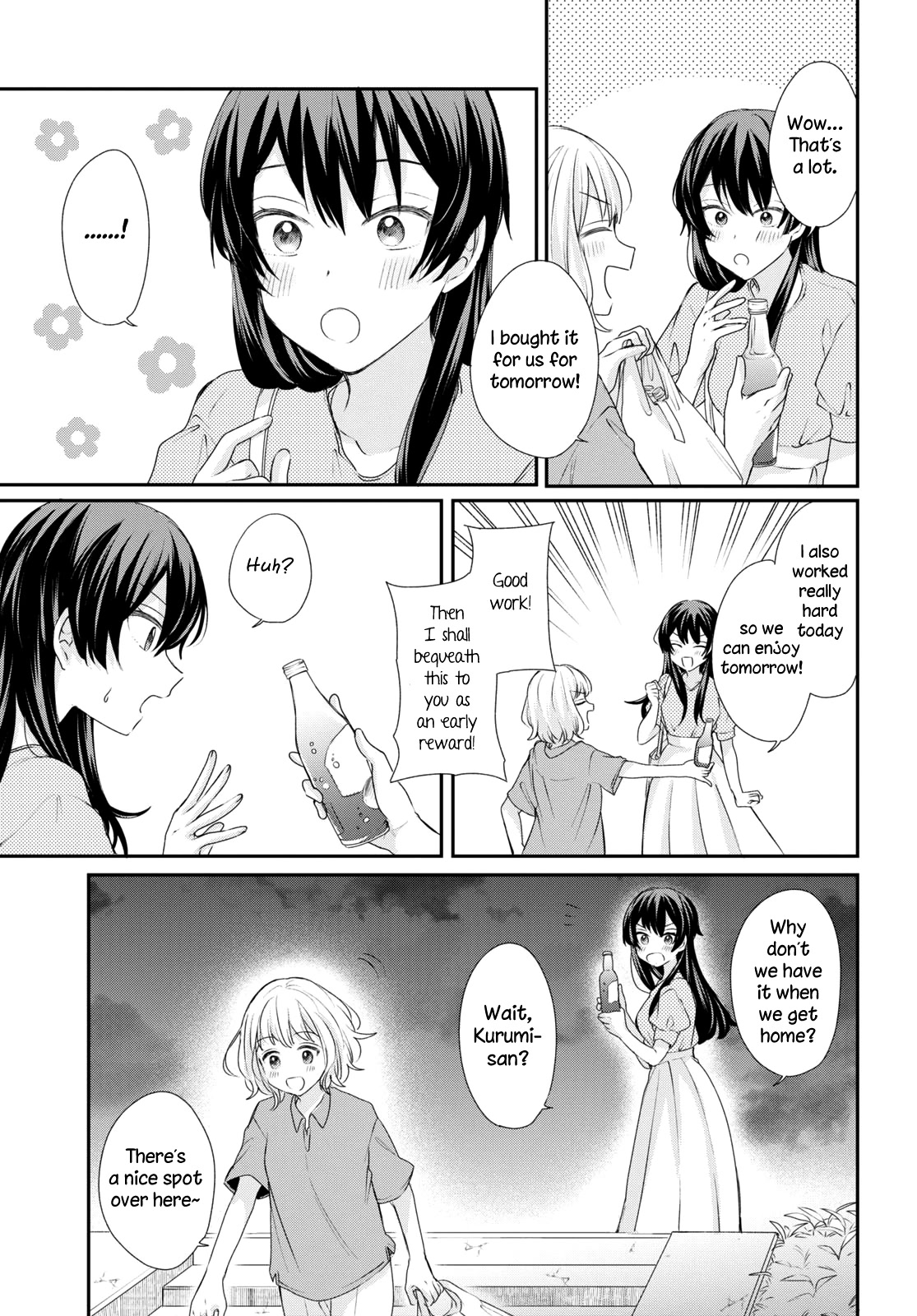 Onna Tomodachi to Kekkon Shitemita Chapter 23 page 13 - Chapter 23: The perks of adulthood and the perks of family