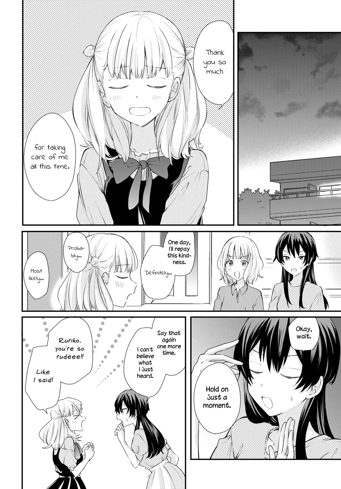 Onna Tomodachi to Kekkon Shitemita Chapter 24 page 2 - Chapter 24: It always feels sudden when your child leaves the nest