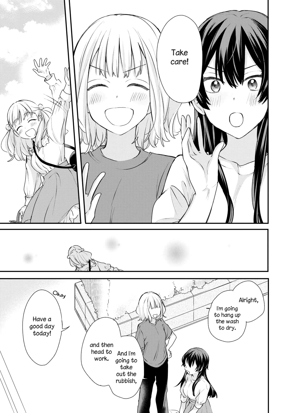 Onna Tomodachi to Kekkon Shitemita Chapter 25 page 16 - Chapter 25: I feel deep in my heart that we've become a family