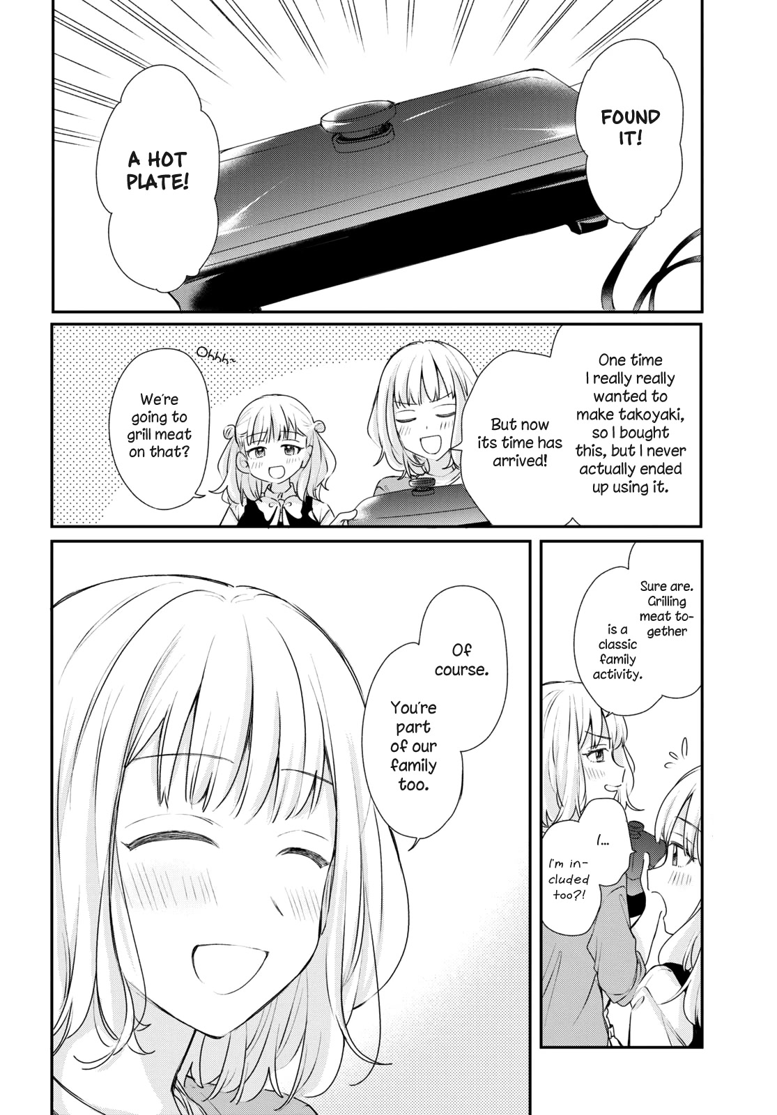Onna Tomodachi to Kekkon Shitemita Chapter 25 page 5 - Chapter 25: I feel deep in my heart that we've become a family