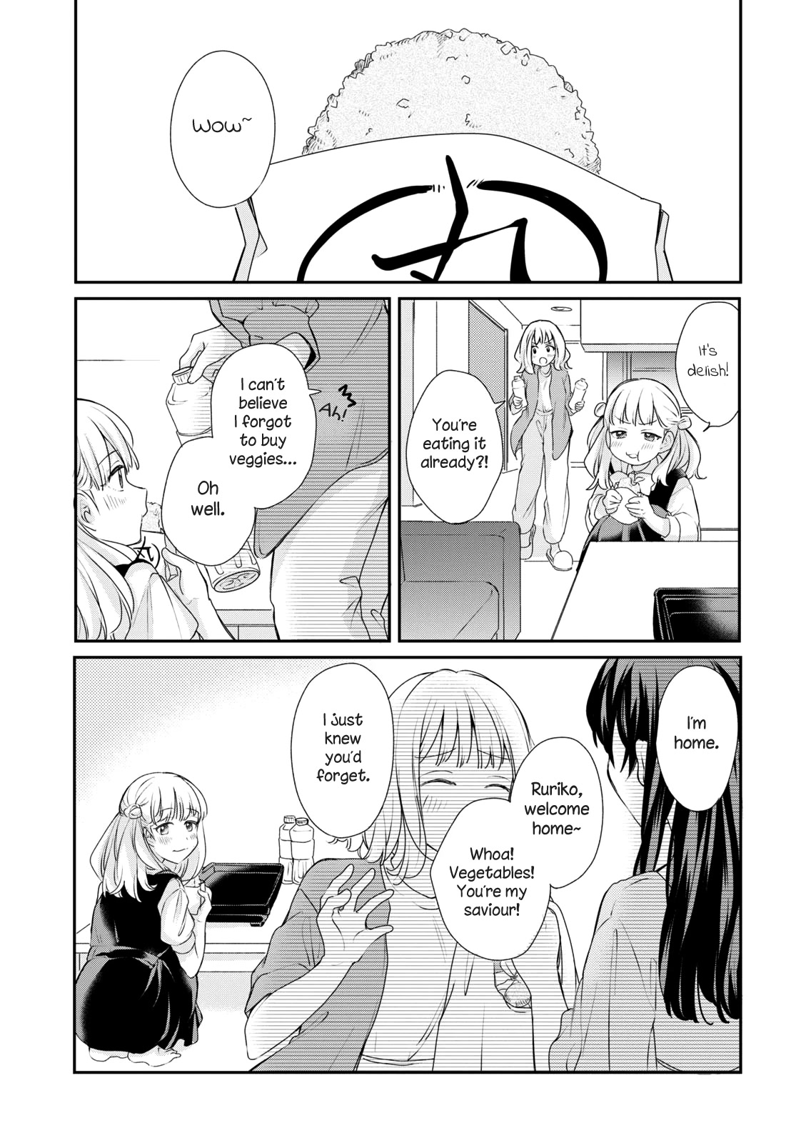 Onna Tomodachi to Kekkon Shitemita Chapter 25 page 8 - Chapter 25: I feel deep in my heart that we've become a family