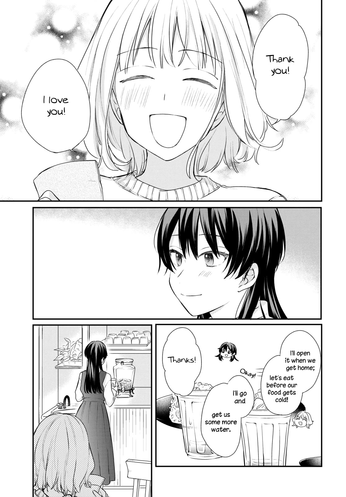 Onna Tomodachi to Kekkon Shitemita Chapter 28 page 9 - Chapter 28: Trying not to let our emotions overflow...