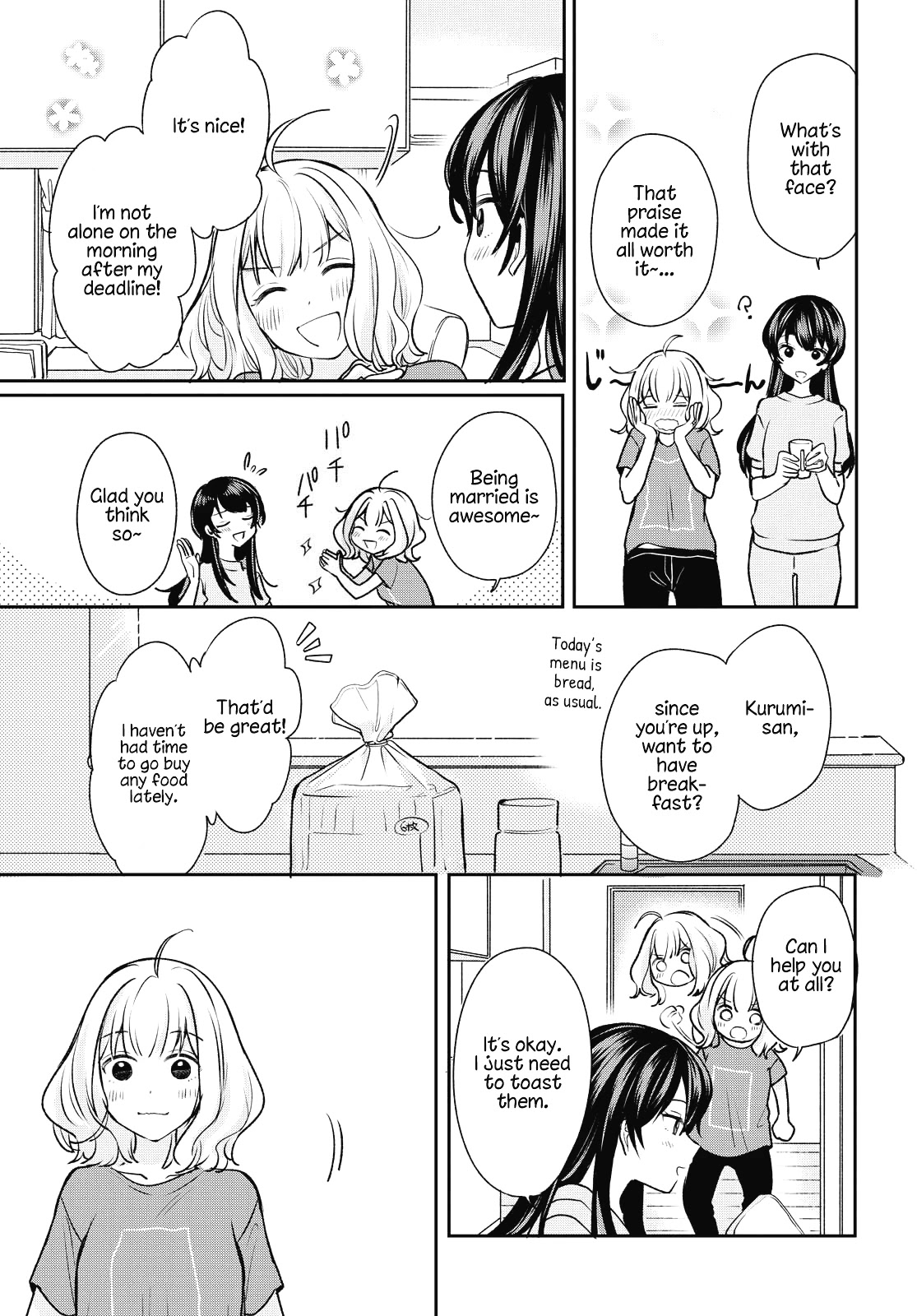 Onna Tomodachi to Kekkon Shitemita Chapter 3 page 5 - Chapter 3: Their first outing as a family