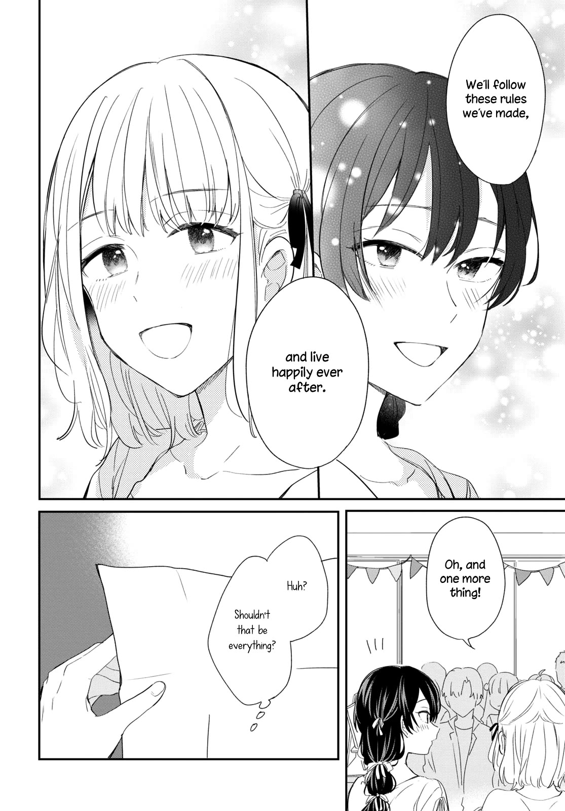Onna Tomodachi to Kekkon Shitemita Chapter 32 page 10 - Chapter 32: Thank you for everything, and I'll be in your care [END]