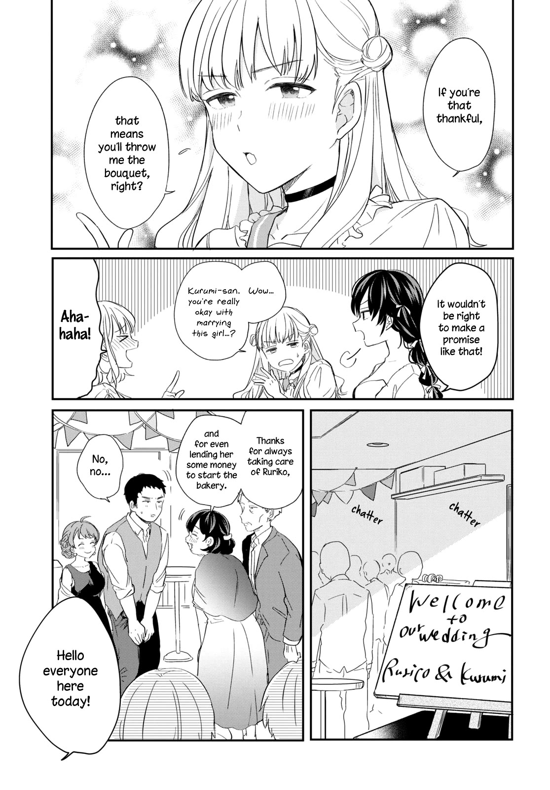 Onna Tomodachi to Kekkon Shitemita Chapter 32 page 5 - Chapter 32: Thank you for everything, and I'll be in your care [END]