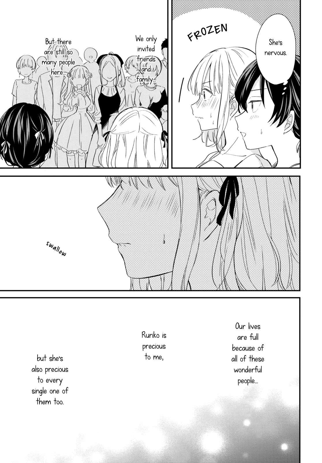 Onna Tomodachi to Kekkon Shitemita Chapter 32 page 7 - Chapter 32: Thank you for everything, and I'll be in your care [END]